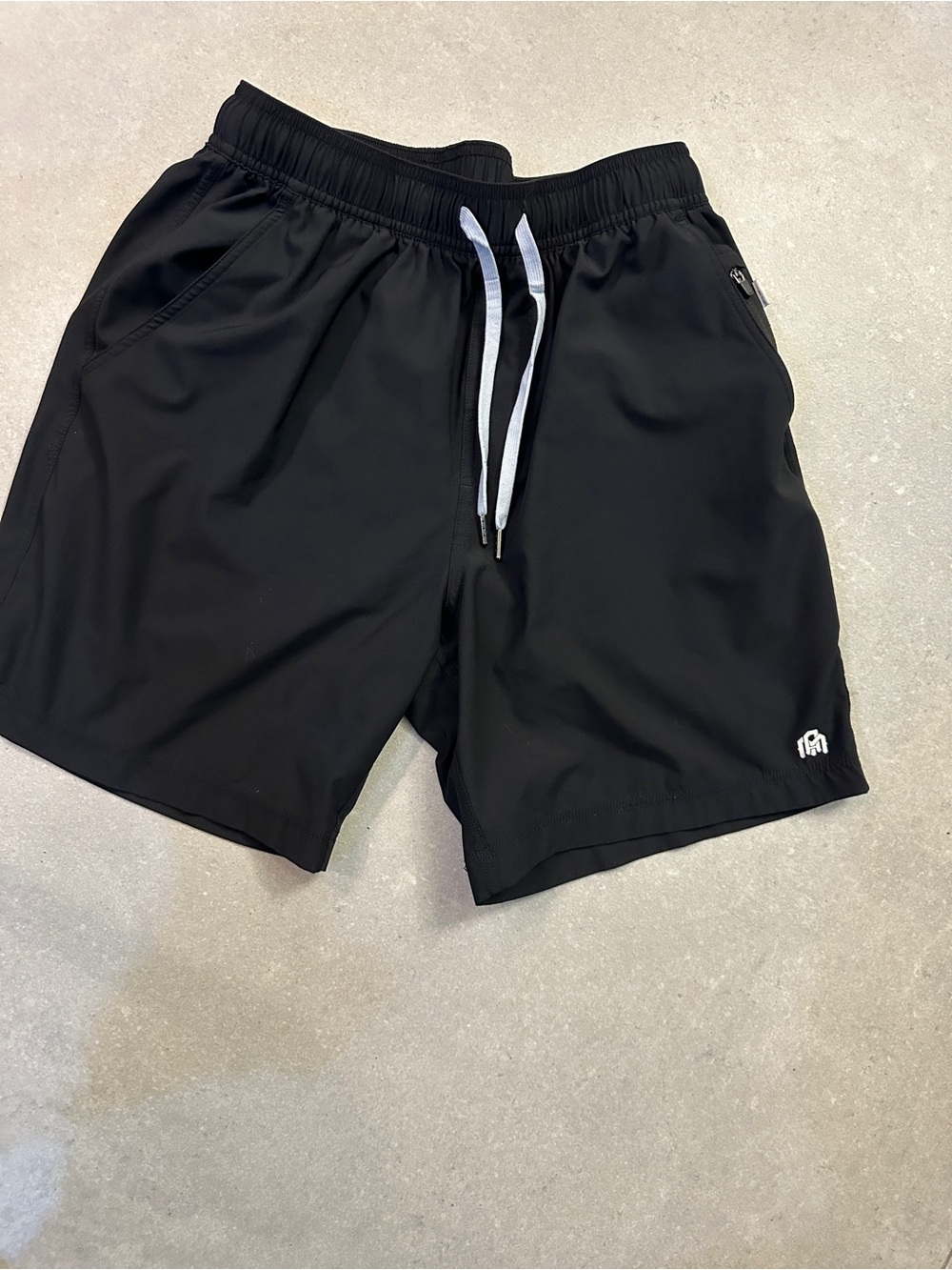Into the AM Men's Black Performance Drawstring Shorts